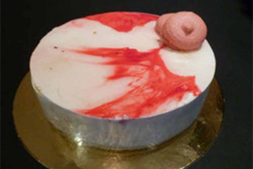 Mousse de yougurt i coulis de gerds